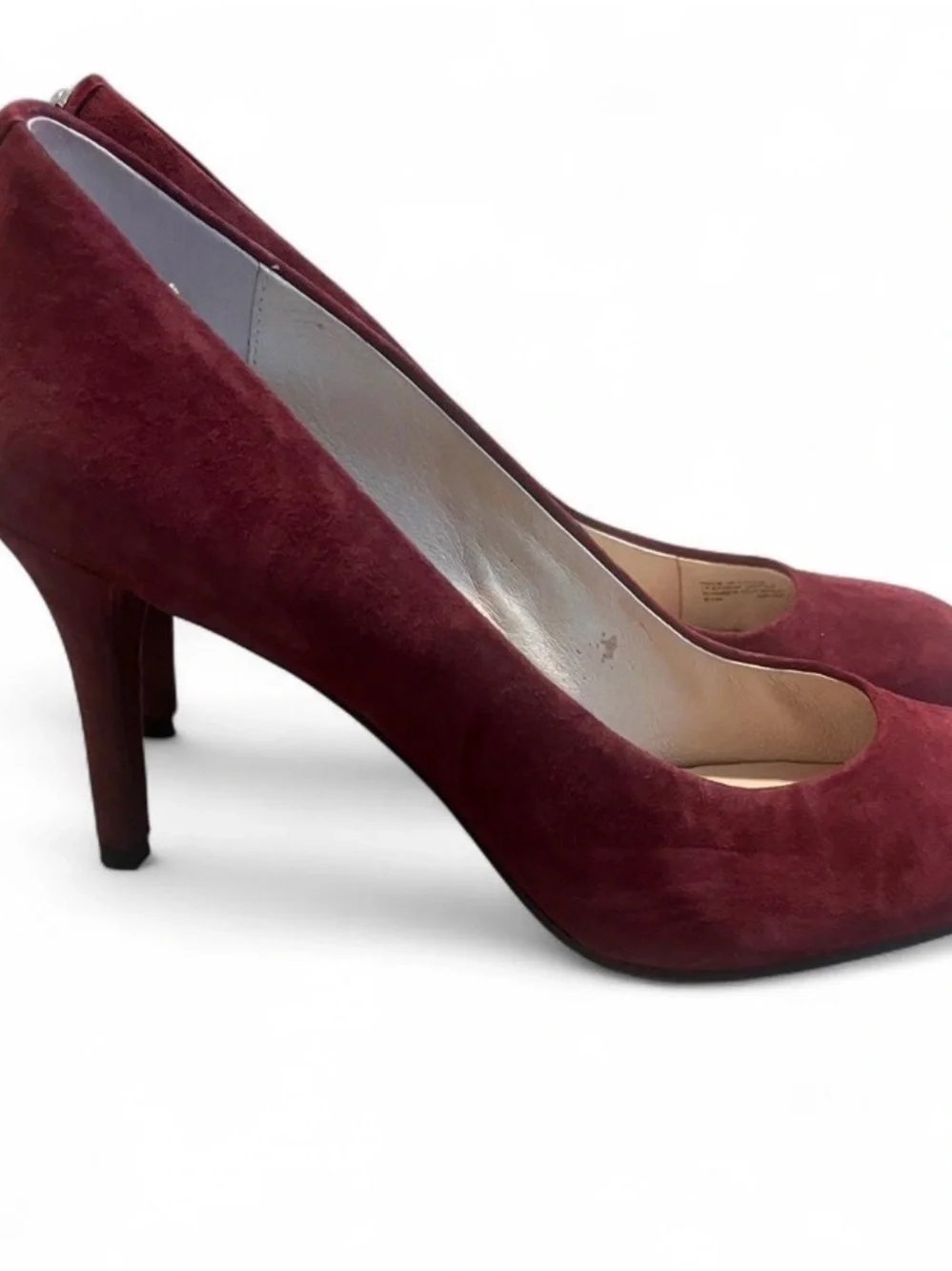 Michael Kors Wine‎ Suede High Heel Pumps